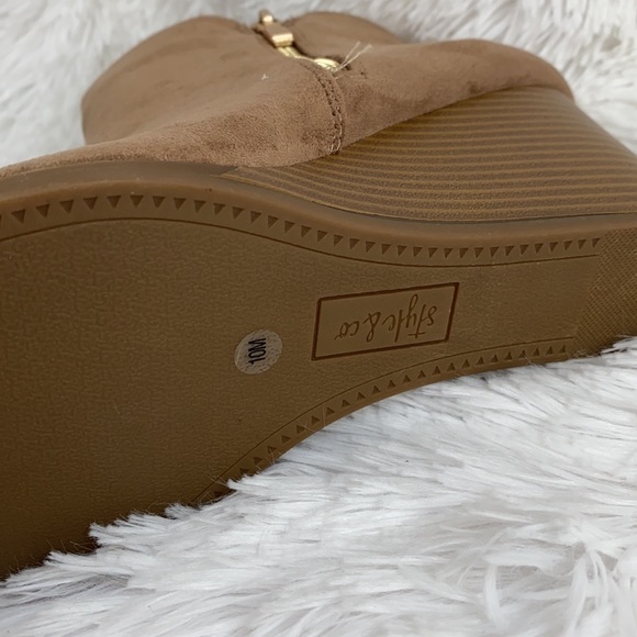 Style & Co Wynonaaf  Fashion Boots, Taupe, Size 10 - Picture 9 of 13
